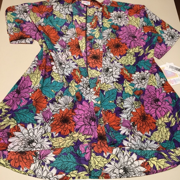 LuLaRoe Other - NWT Lularoe Bianka 3 multicolor flower floral